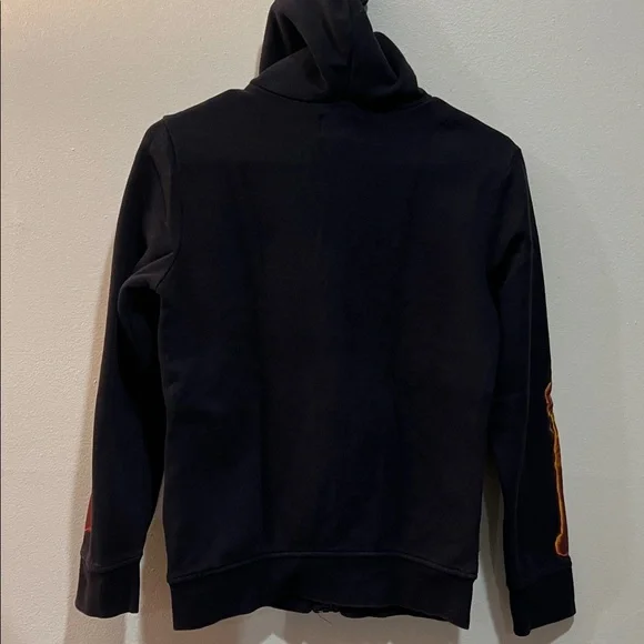 Tony Hawk  Skeleton Hoodie - Black and Orange Size Medium - Picture 6 of 11
